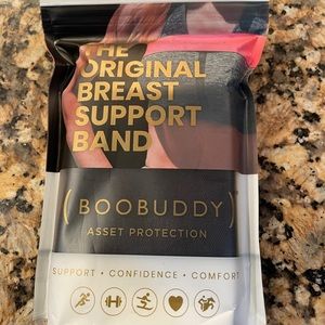 BOOBUDDY  Athletic breast support band.